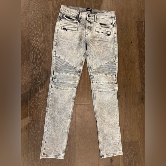 Hudson Jeans Other - Hudson Jeans Washed Gray Men's Skinny Jeans